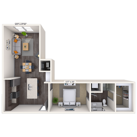 Floorplan image of unit 2626