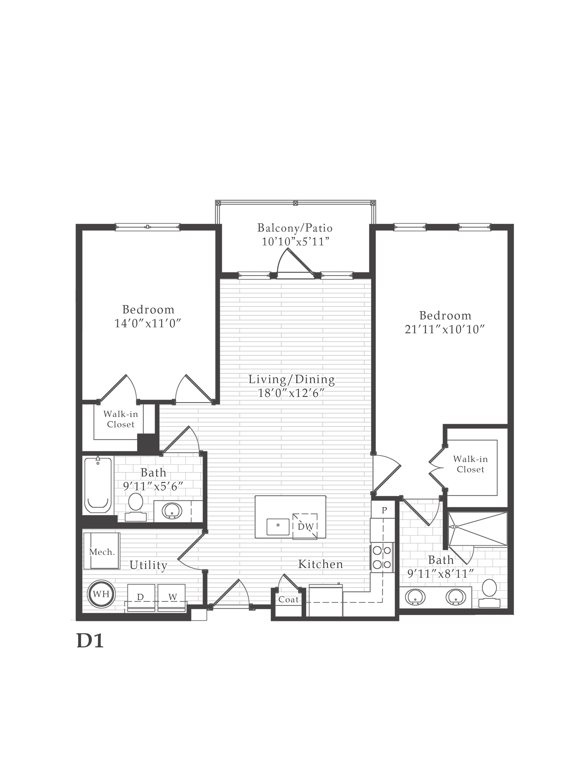 Apartment Floor Plans Spacious Apartments The Vine