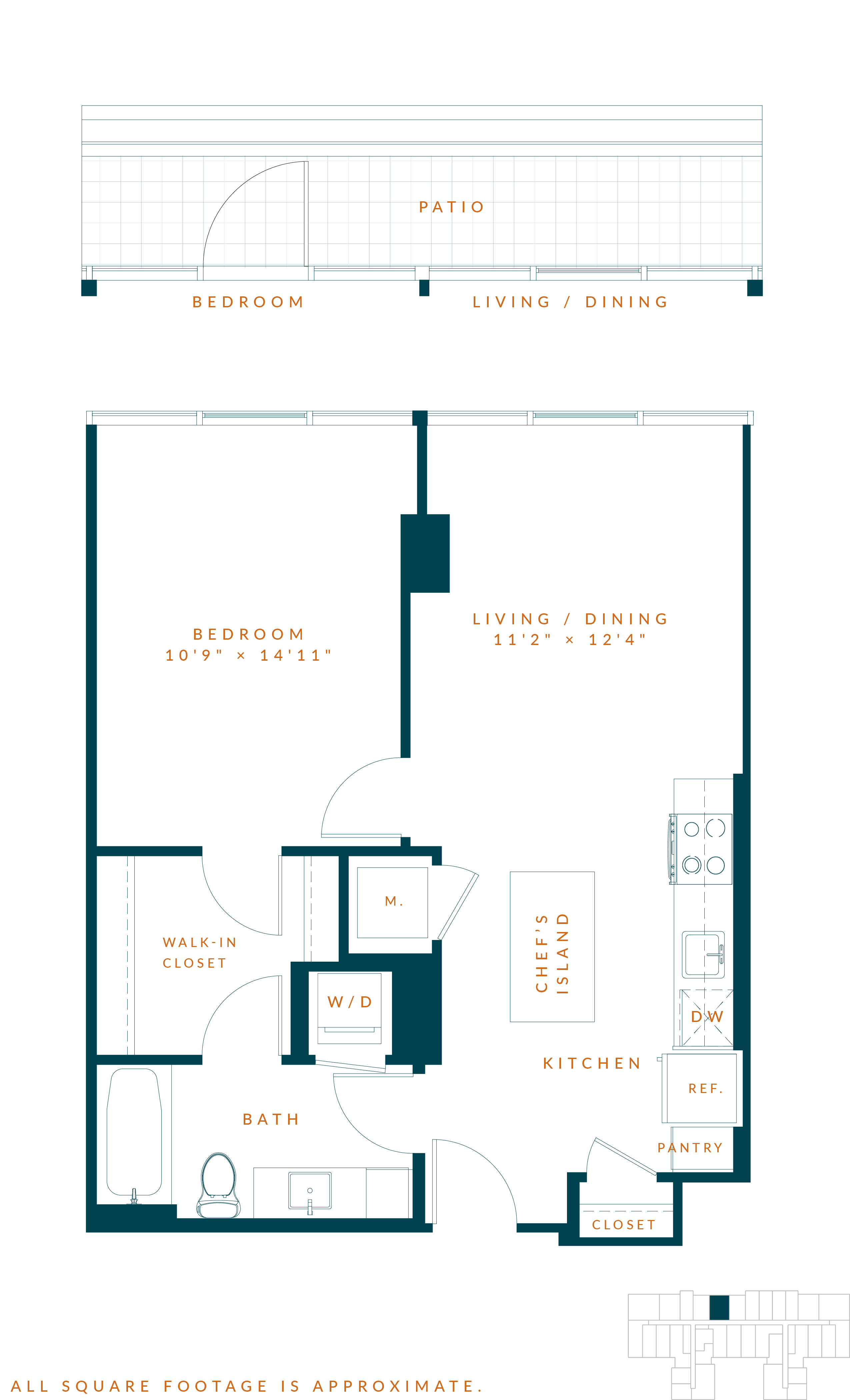 Floor Plans | Studio, 1 & 2 Bedroom Apartments | The Belgard