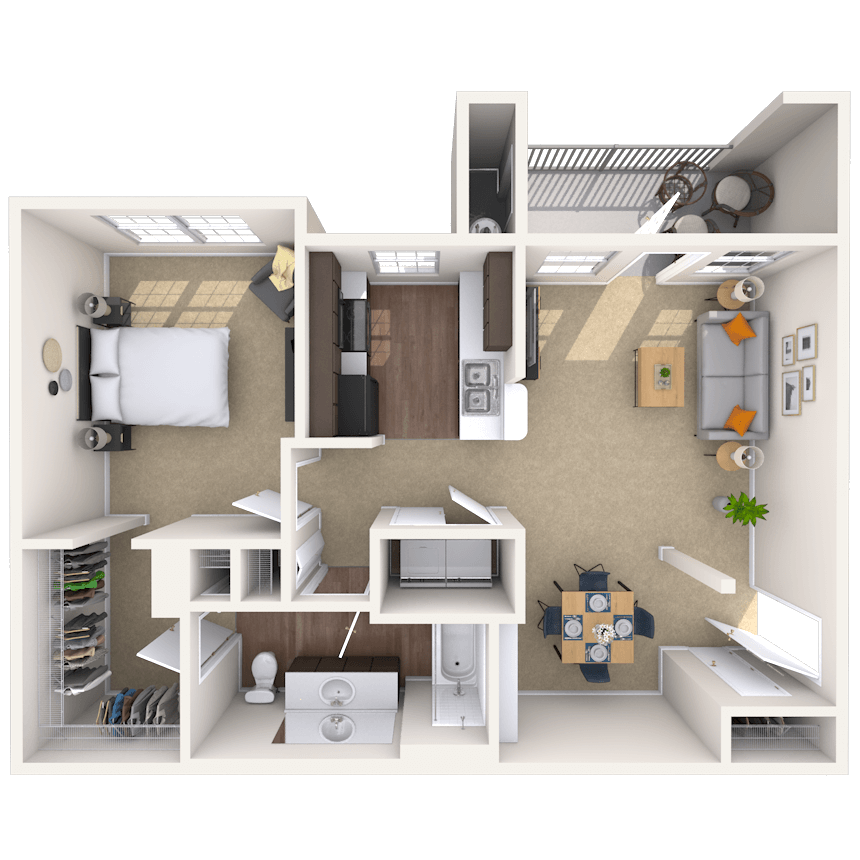 Floorplan image of unit 099206