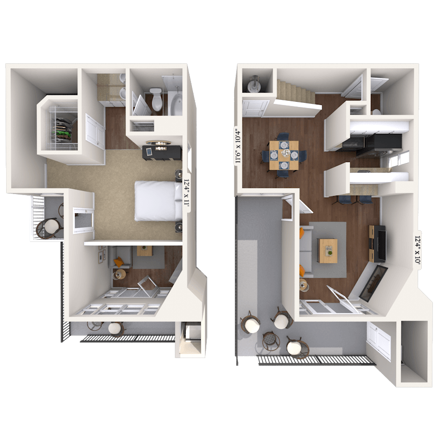 Floorplan image of unit 111194
