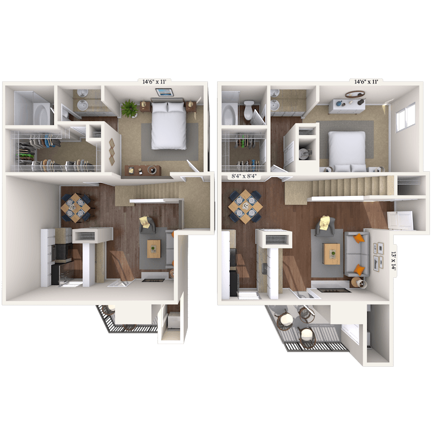 Floorplan image of unit 212176