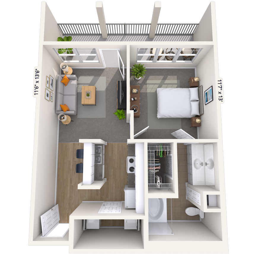 Floorplan image of unit 01234