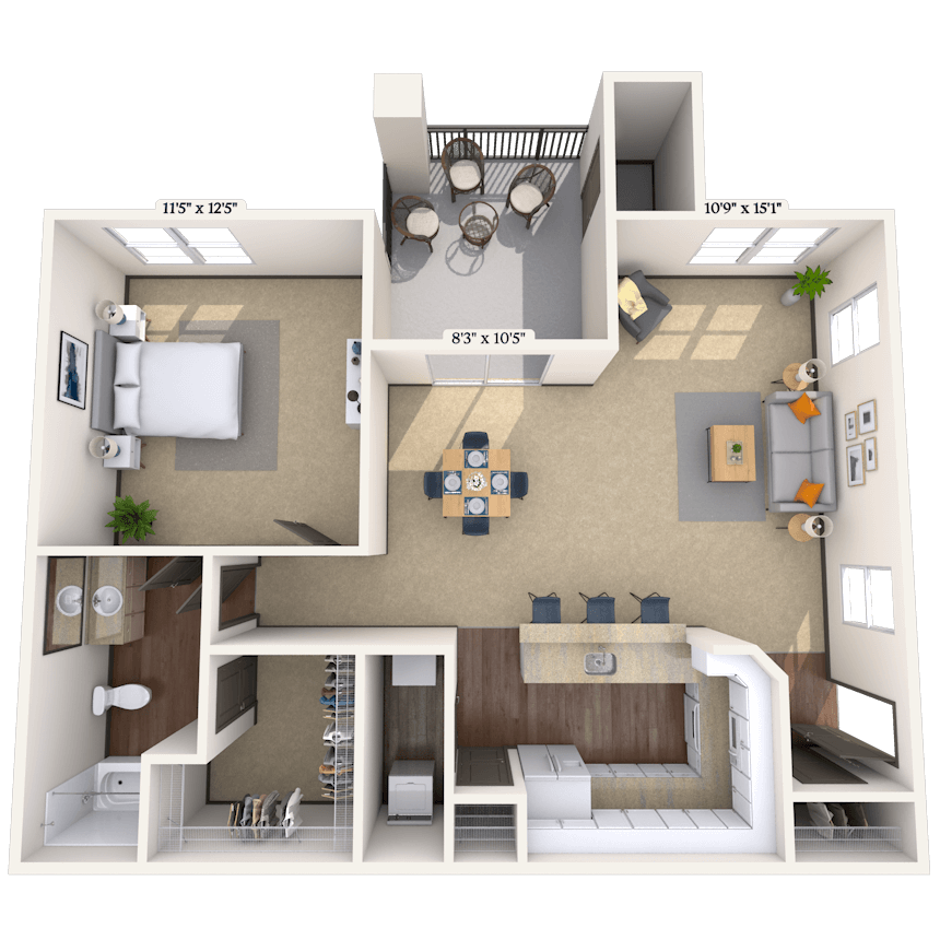 Floorplan image of unit 292911