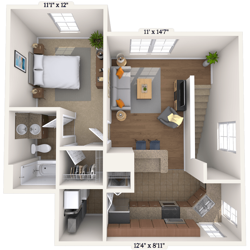 Floorplan image of unit 0117201