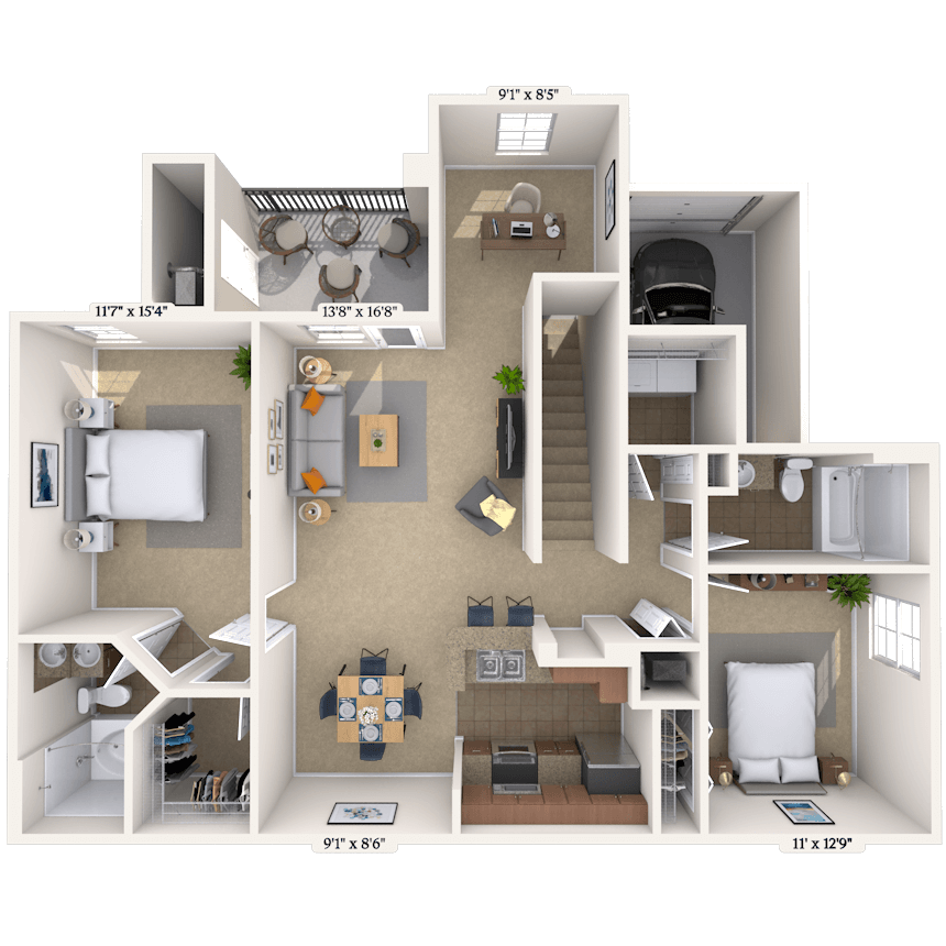 Floorplan image of unit 0102209