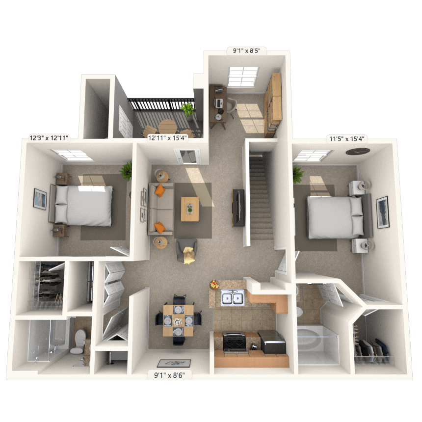 Floorplan image of unit 0114202
