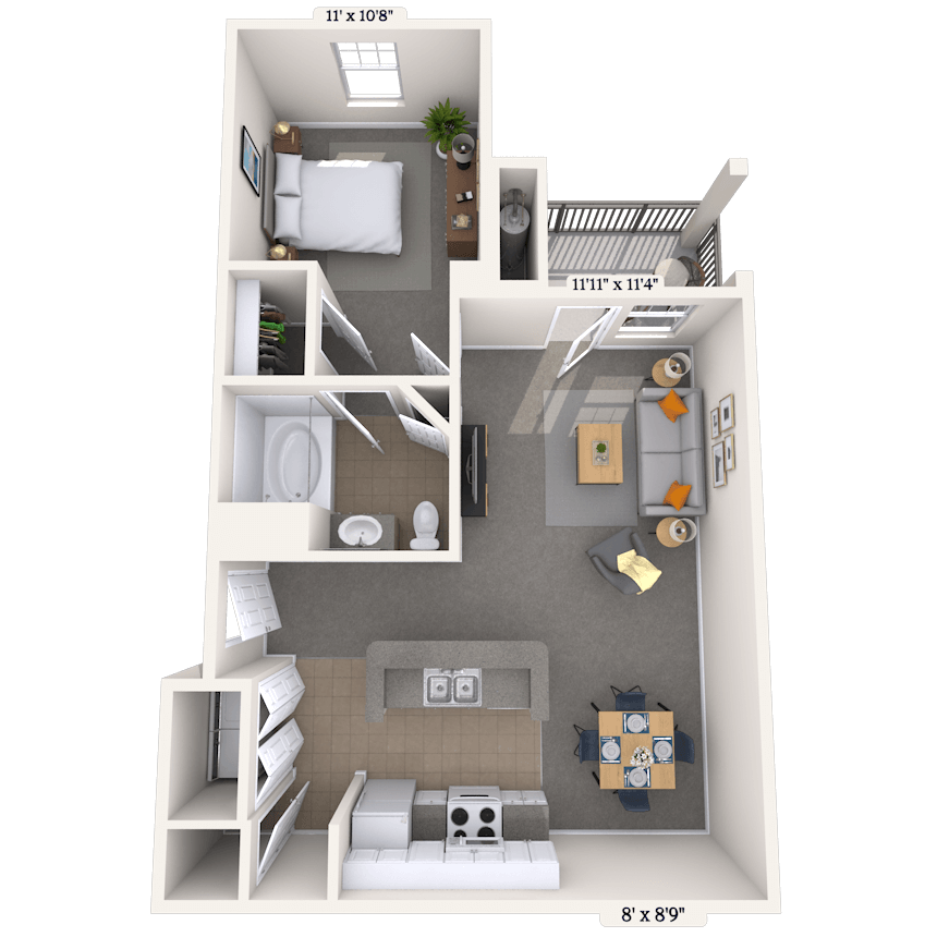 Floorplan image of unit 1414204