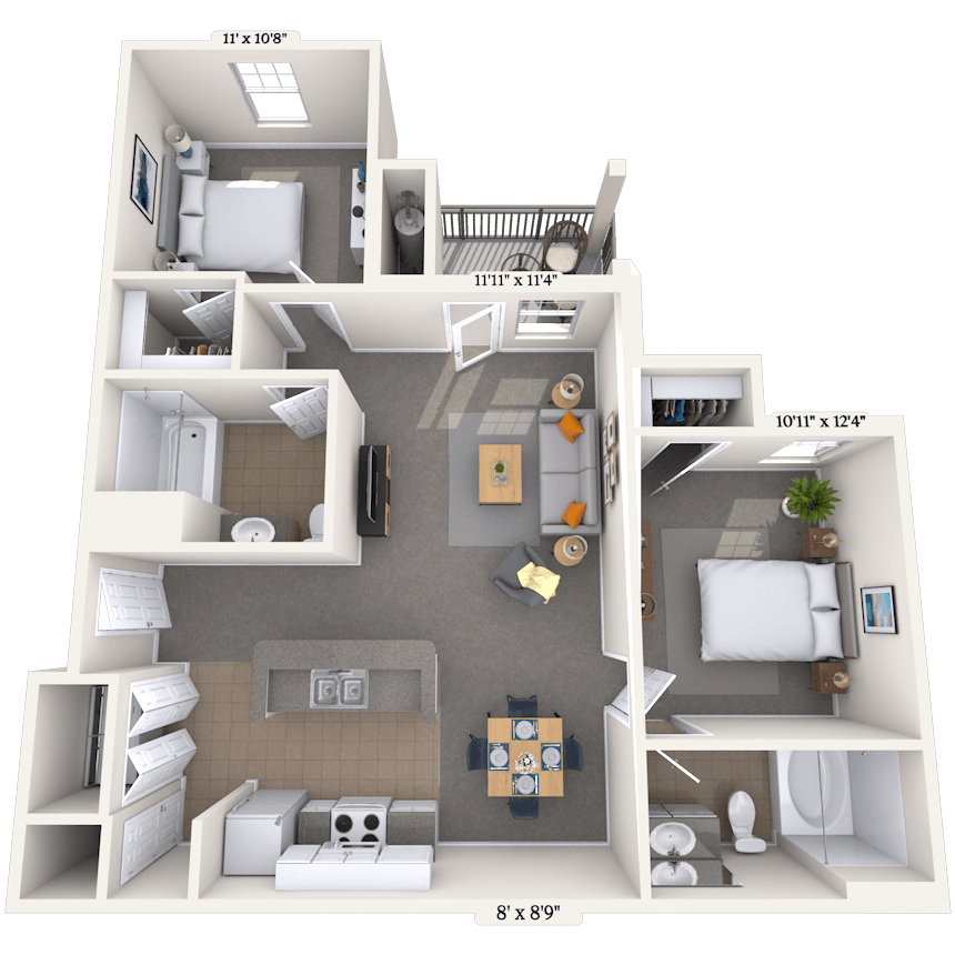 Floorplan image of unit 1111204