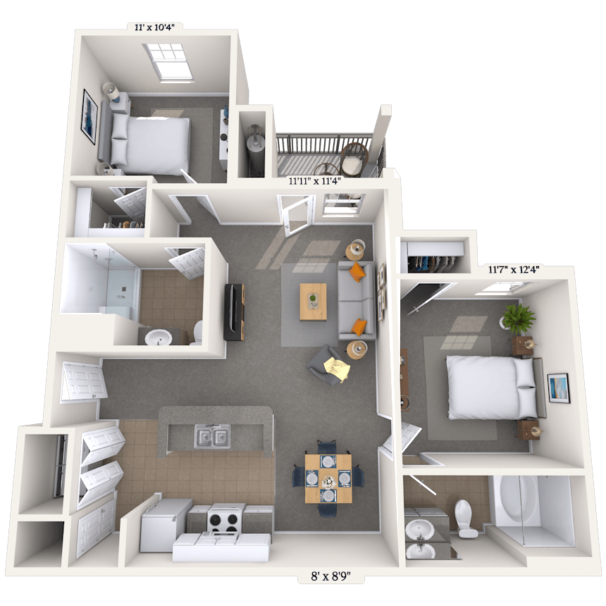 Floorplan image of unit 0404201