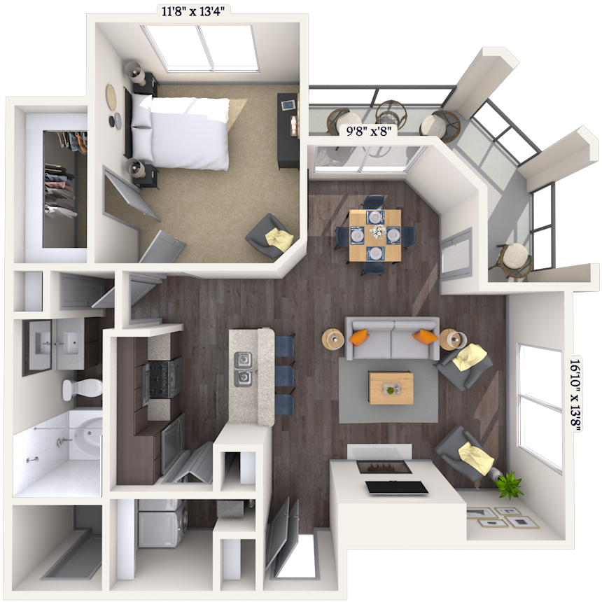 Floorplan image of unit 011125