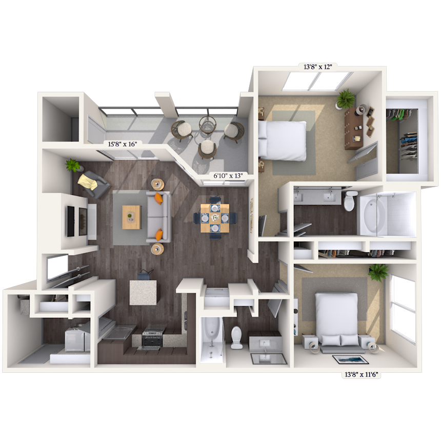 Floorplan image of unit 011525