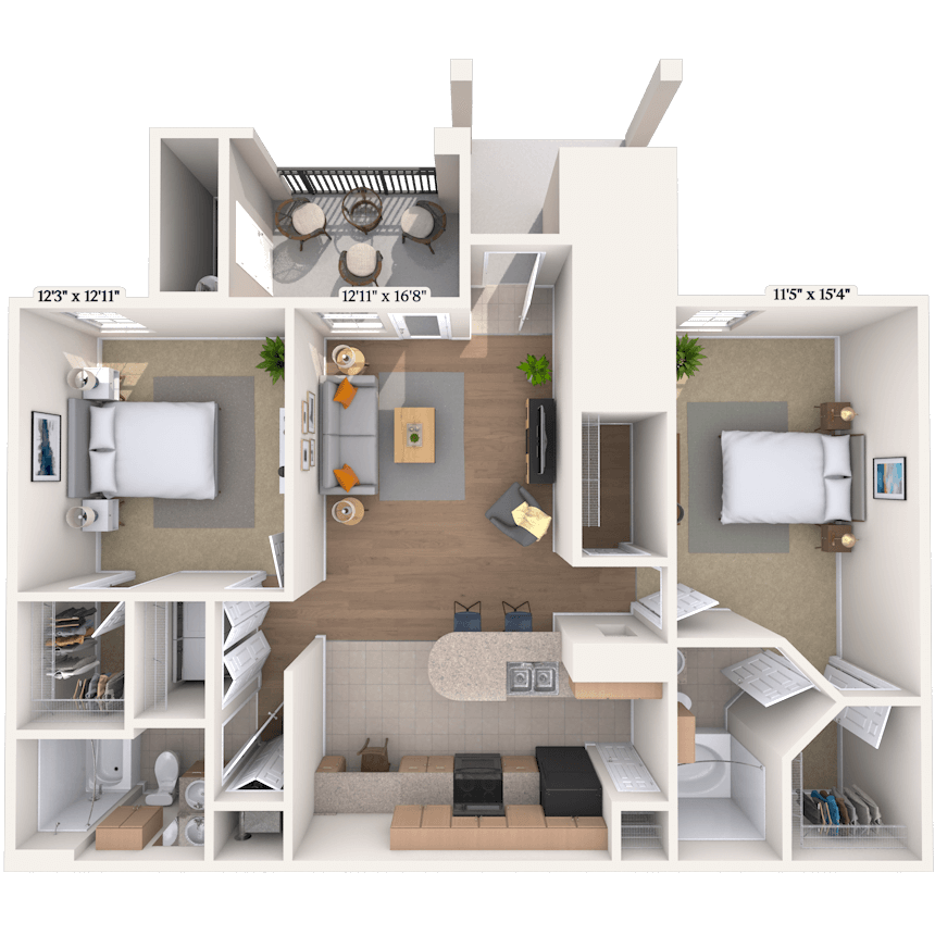 Floorplan image of unit 0124108
