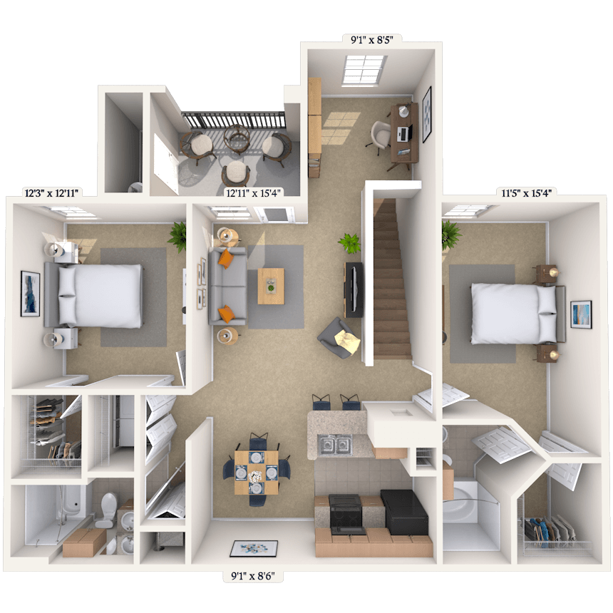 Floorplan image of unit 0124202