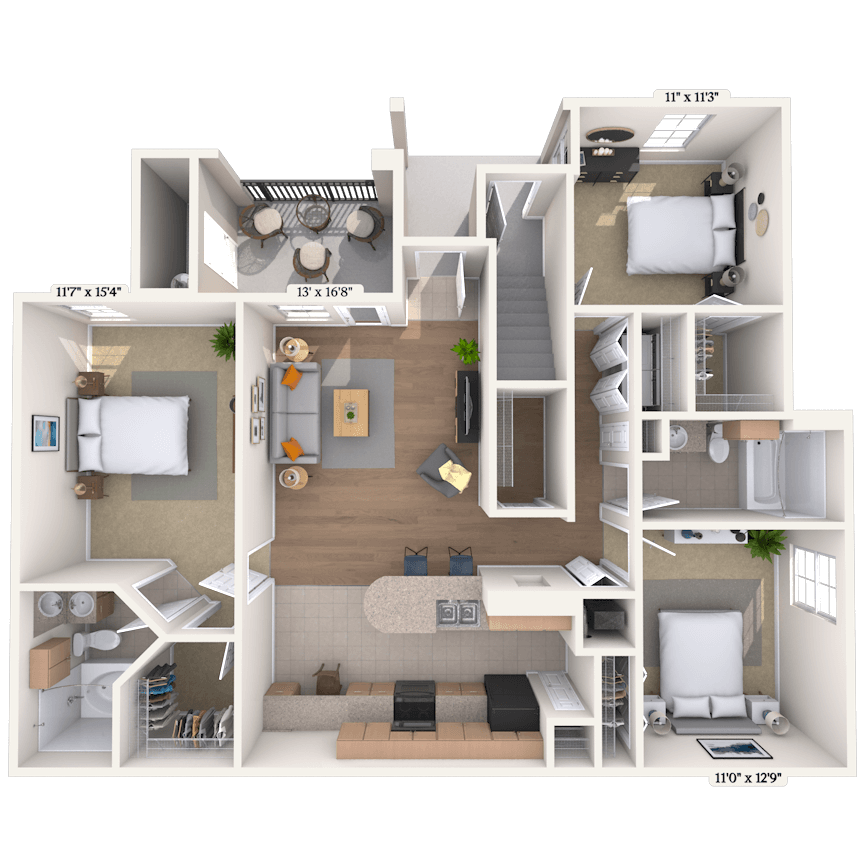 Floorplan image of unit 0112108