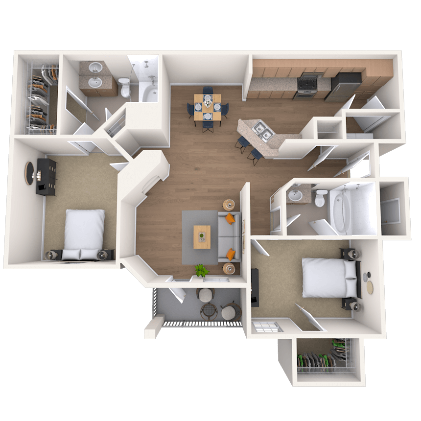 Floorplan image of unit 06106