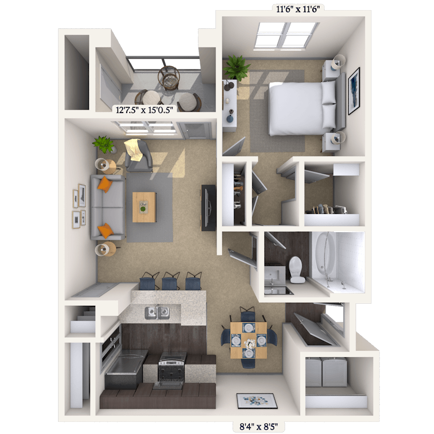 Floorplan image of unit 181825