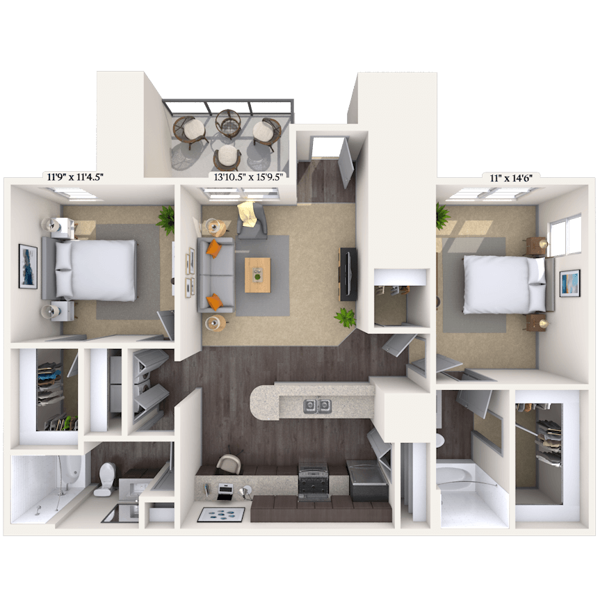 Floorplan image of unit 080811
