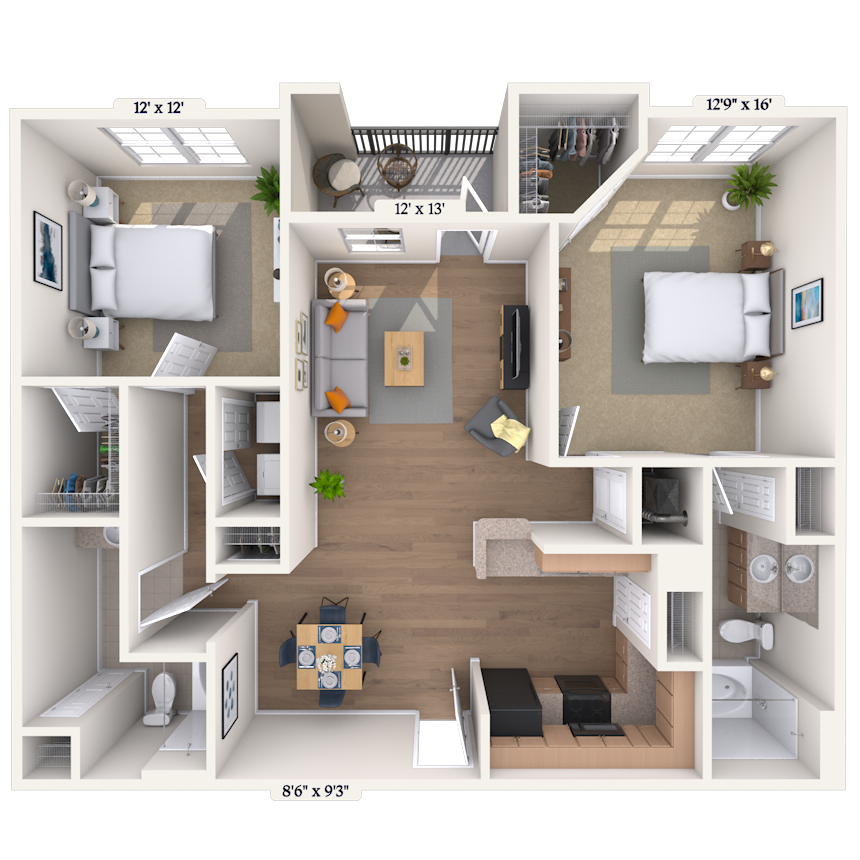 Floorplan image of unit 0606209