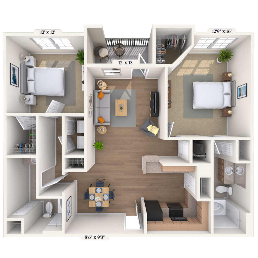 Floorplan image of unit 0909108