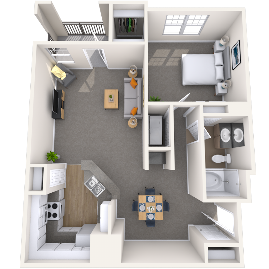 Floorplan image of unit 1212307