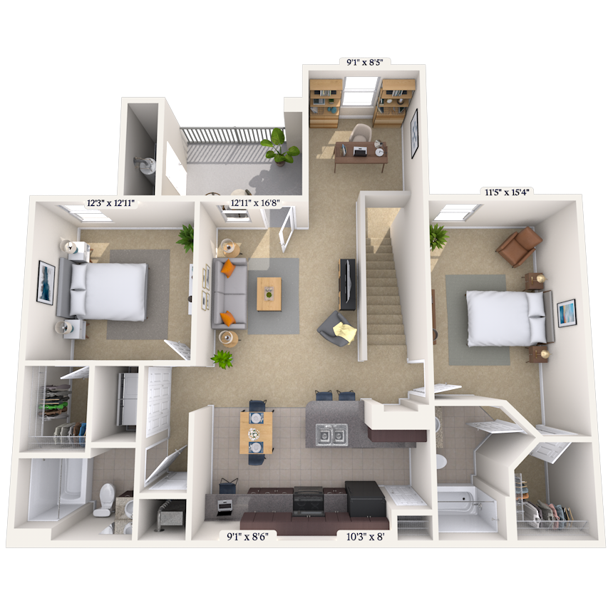 Floorplan image of unit 0202204