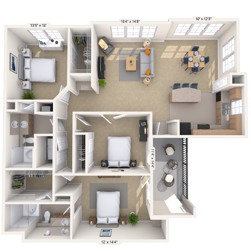 Floorplan image of unit 080815