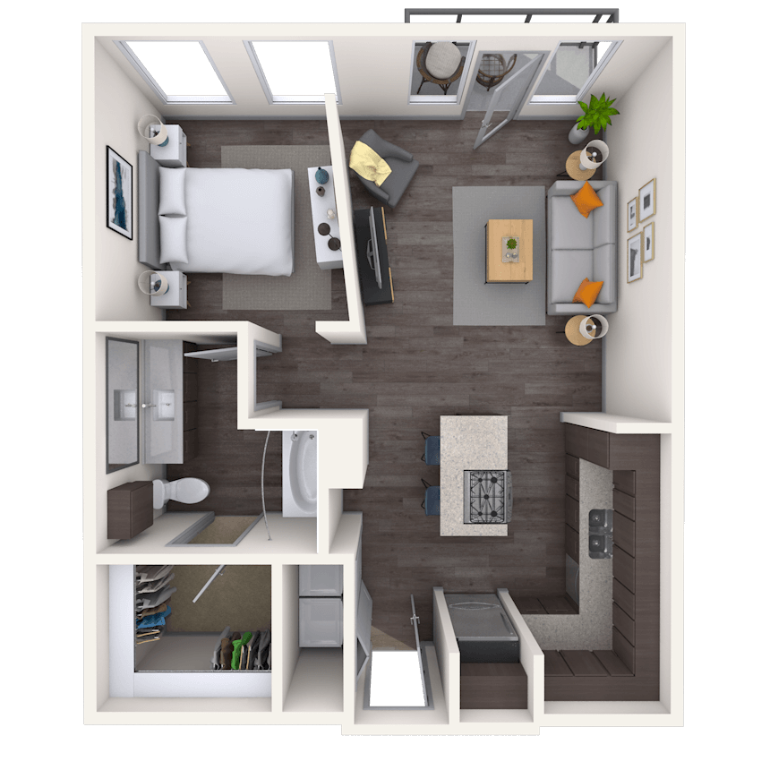 Floorplan image of unit 11068