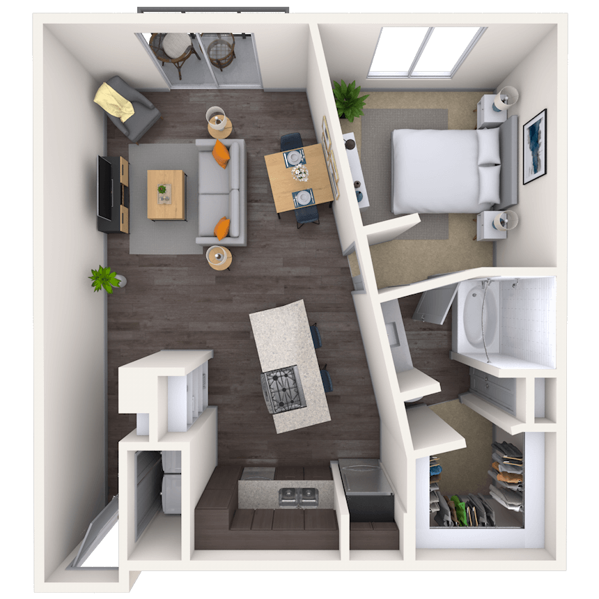 Floorplan image of unit 12100