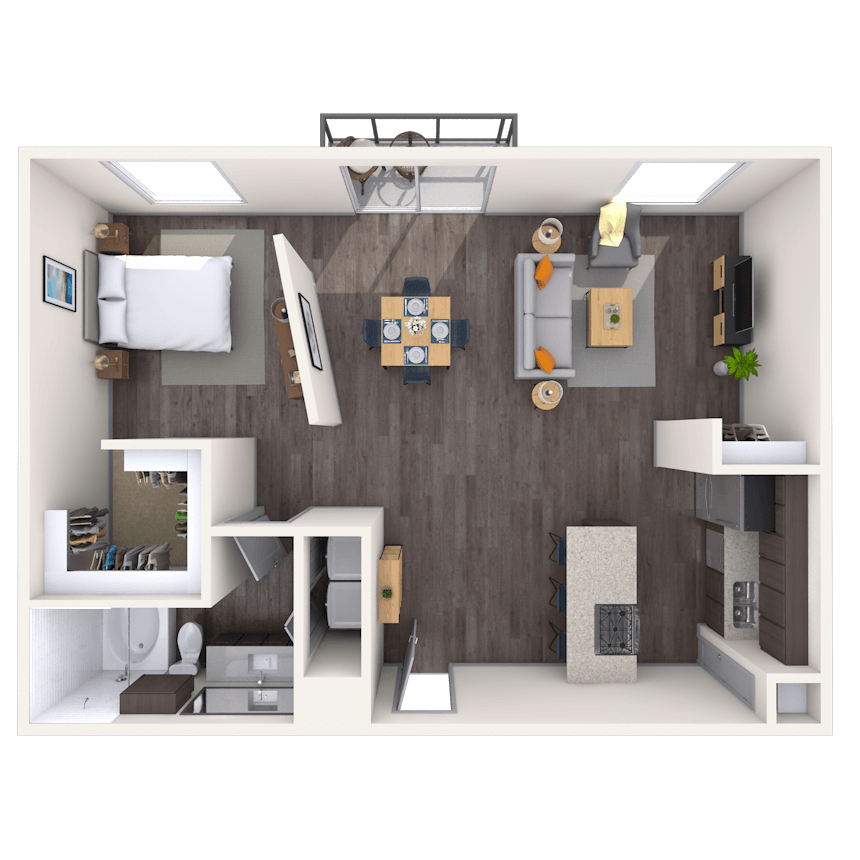 Floorplan image of unit 12105