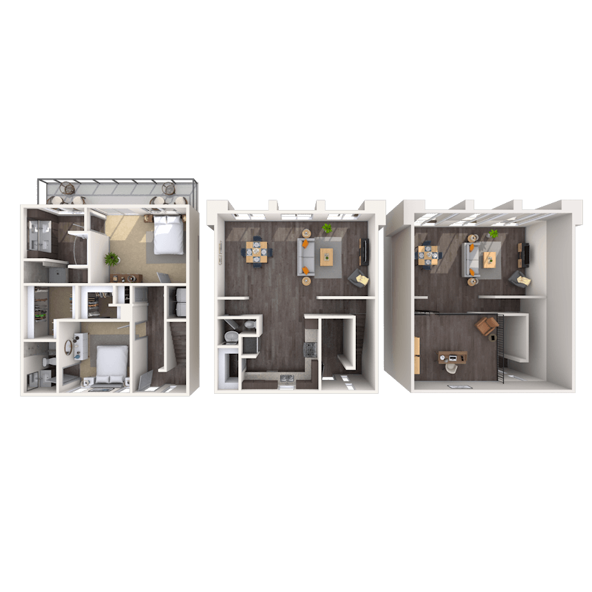 Floorplan image of unit 13116