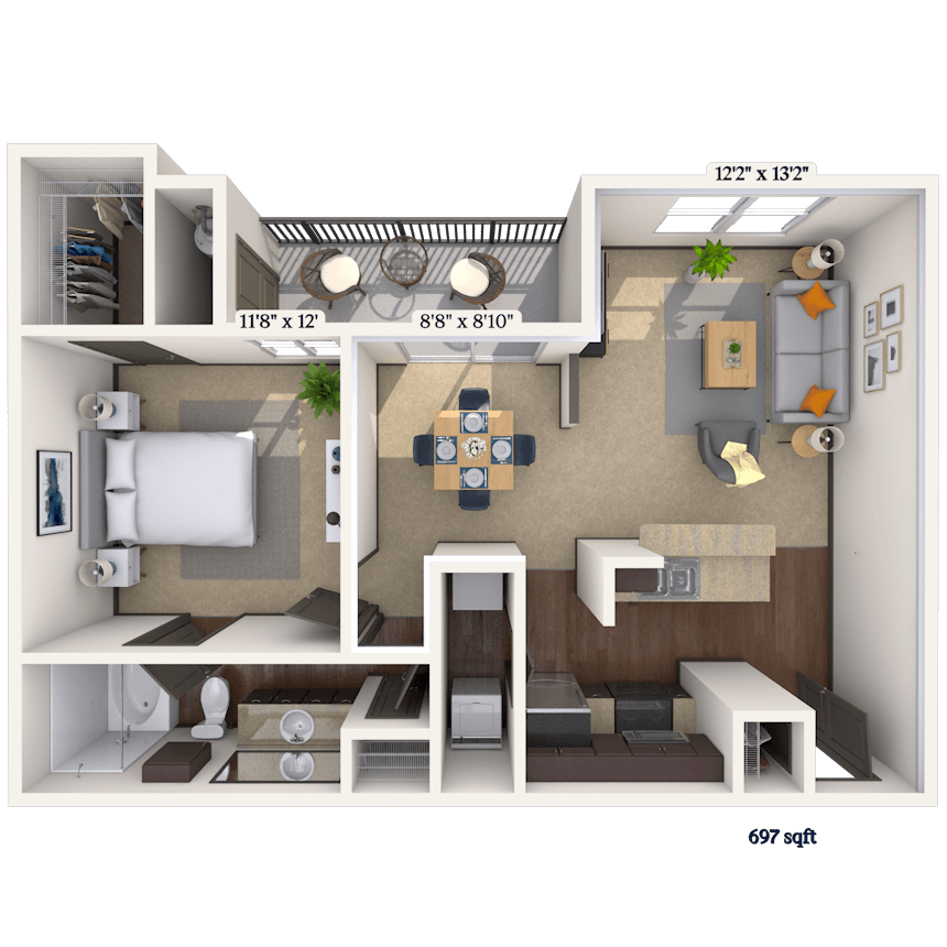 Floorplan image of unit 011916