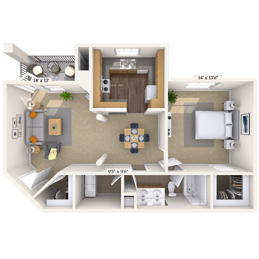 Floorplan image of unit 01213
