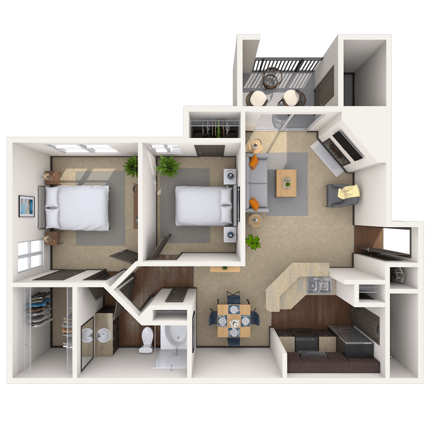 Floorplan image of unit 212121