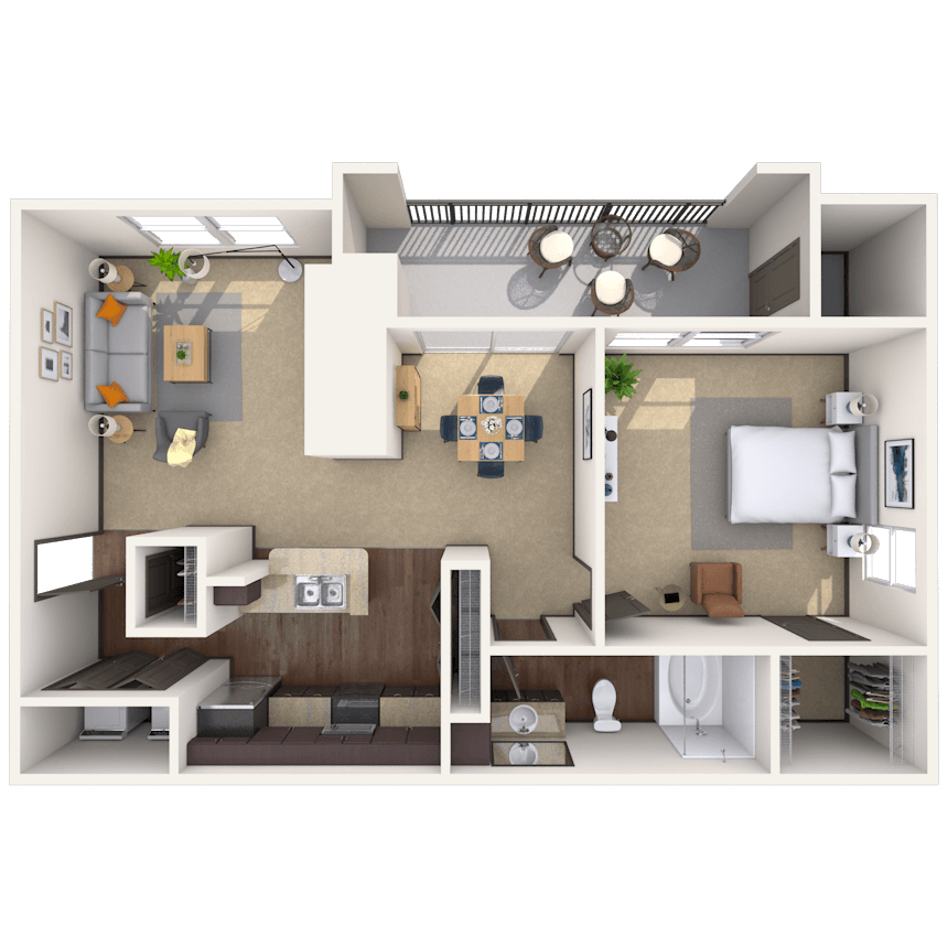 Floorplan image of unit 171731