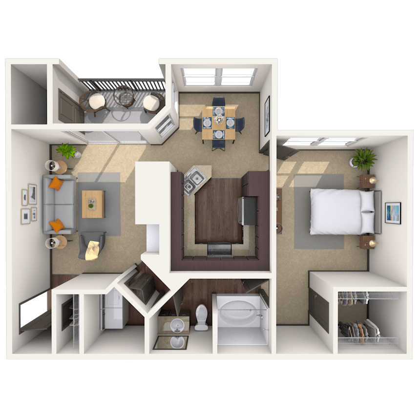 Floorplan image of unit 151538