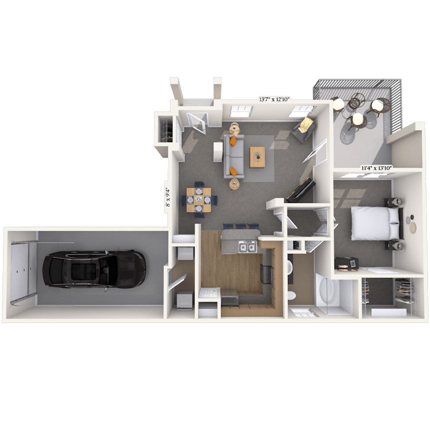 Floorplan image of unit 131312