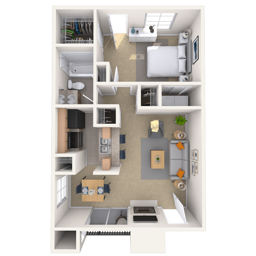 Floorplan image of unit 018208