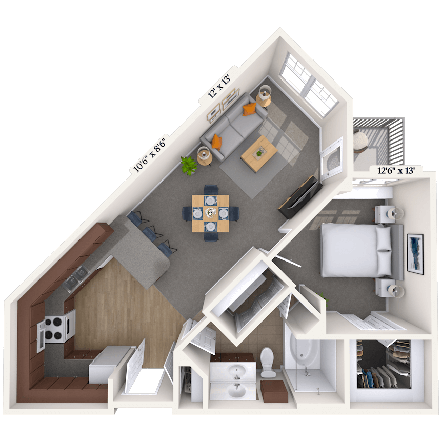 Floorplan image of unit 014404