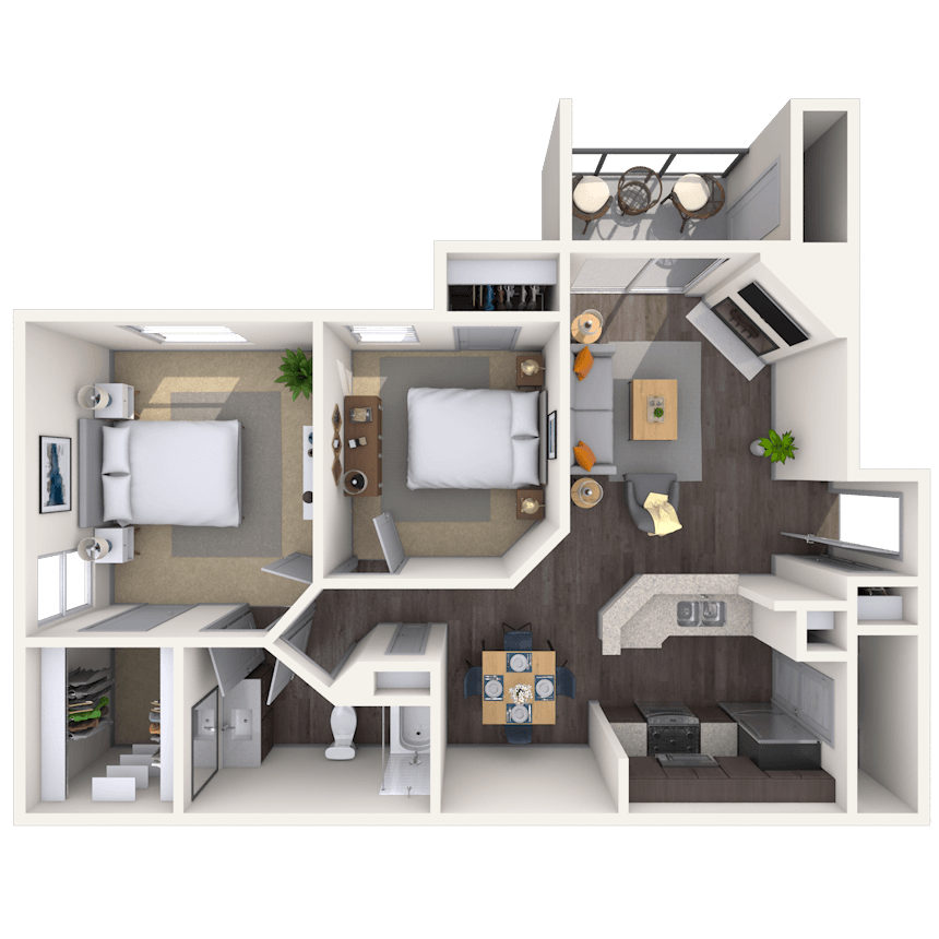 Floorplan image of unit 08818