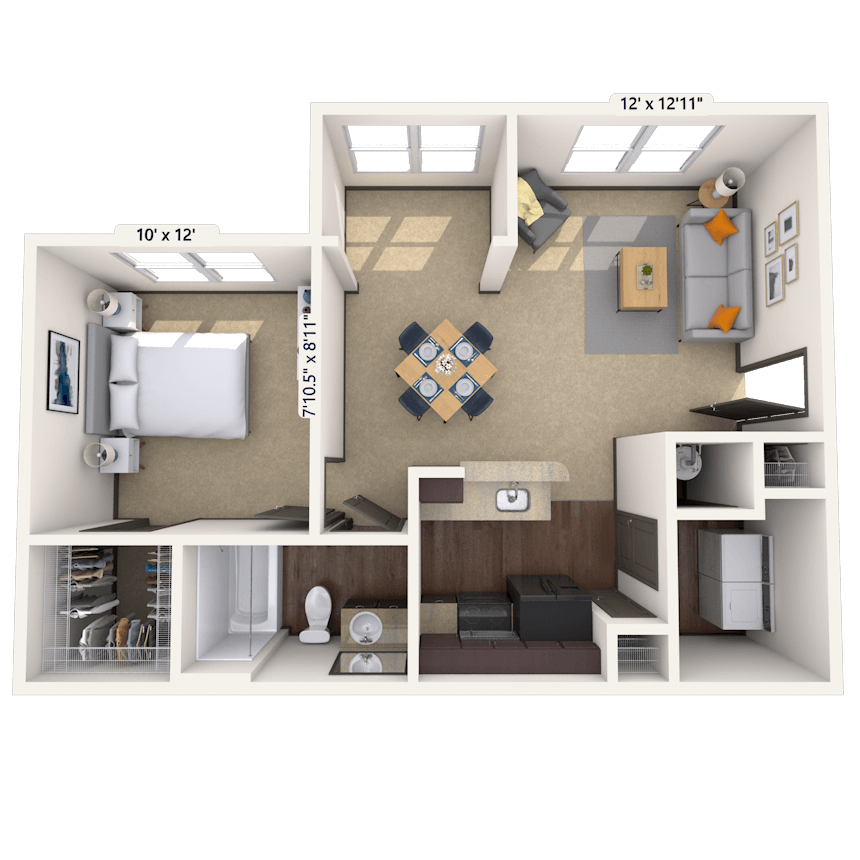 Floorplan image of unit 1111312