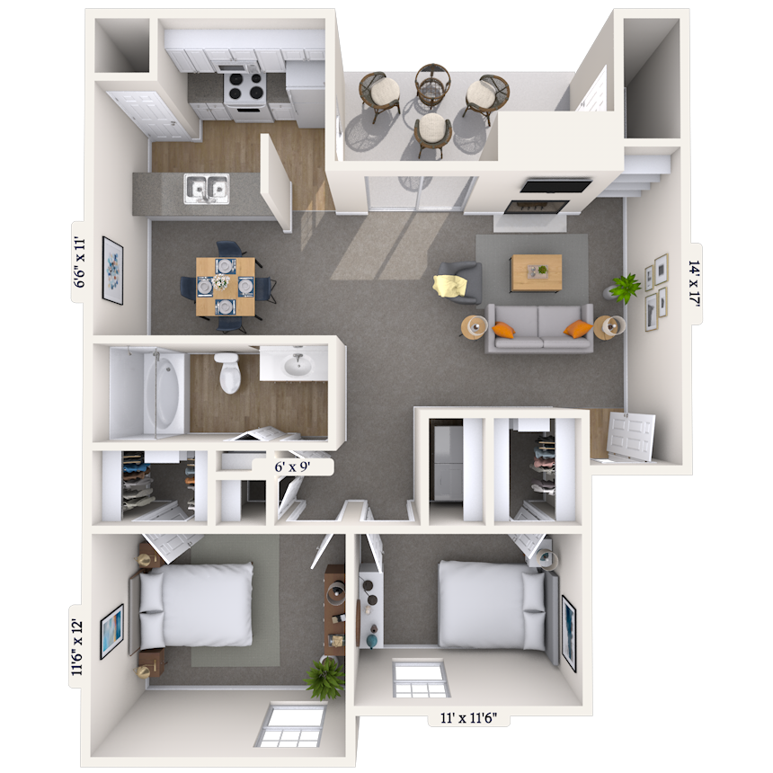 Floorplan image of unit 030304