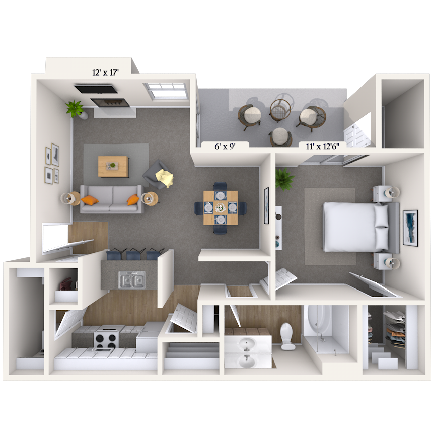 Floorplan image of unit 060612