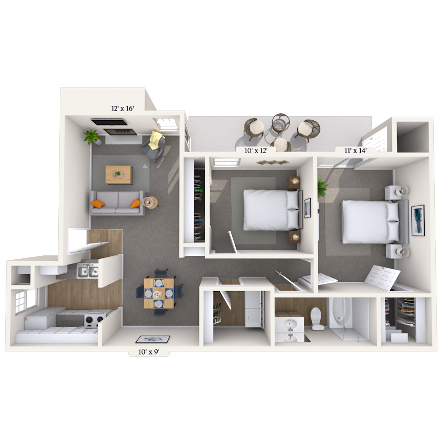 Floorplan image of unit 181803