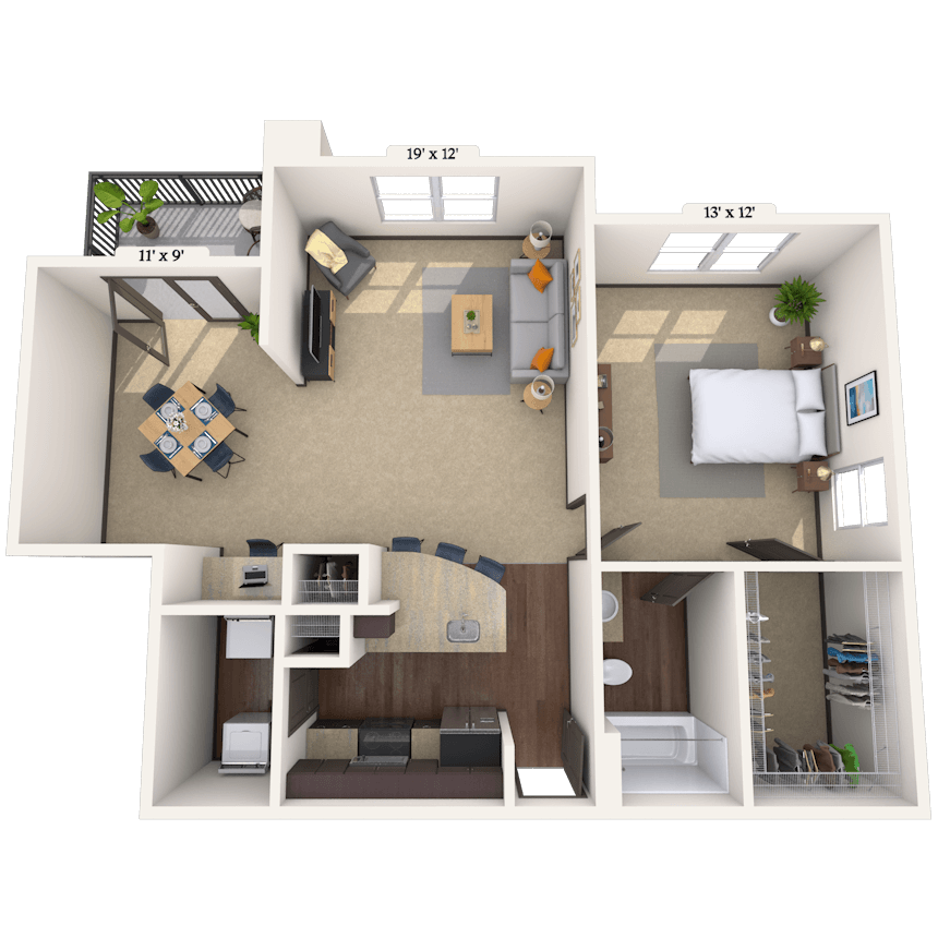 Floorplan image of unit 131336