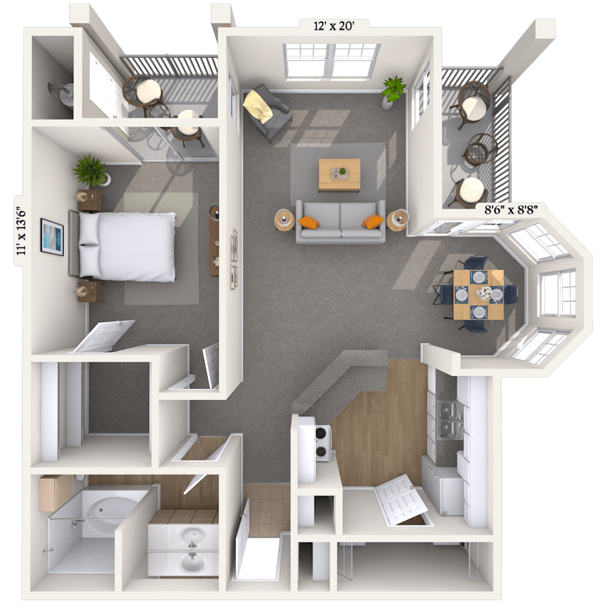 Floorplan image of unit 272735