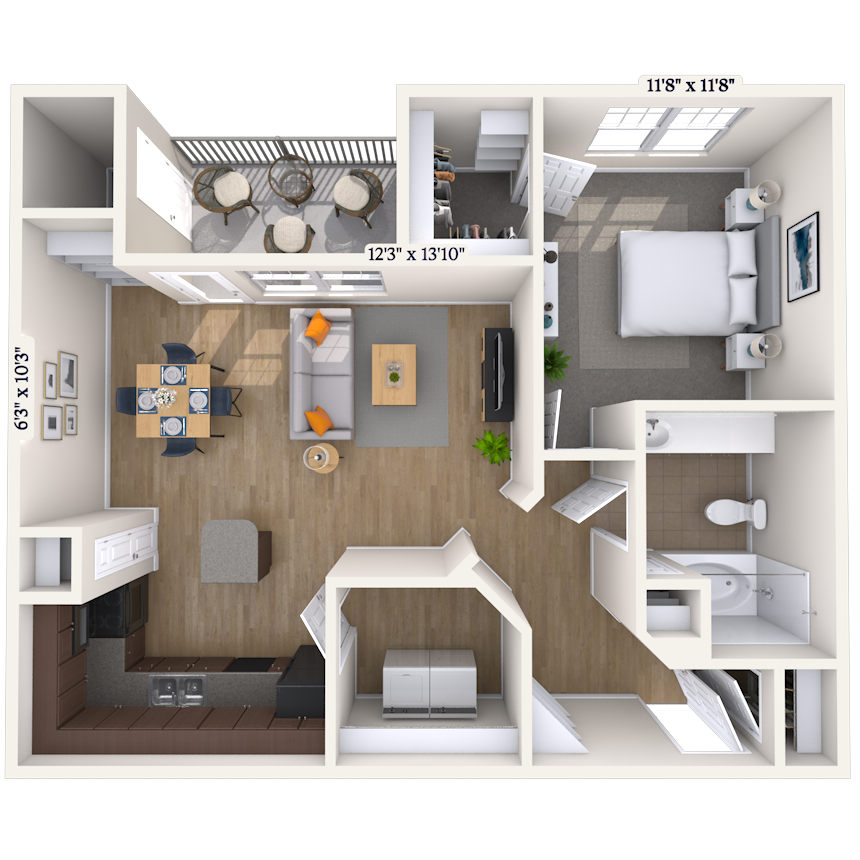 Floorplan image of unit 171726