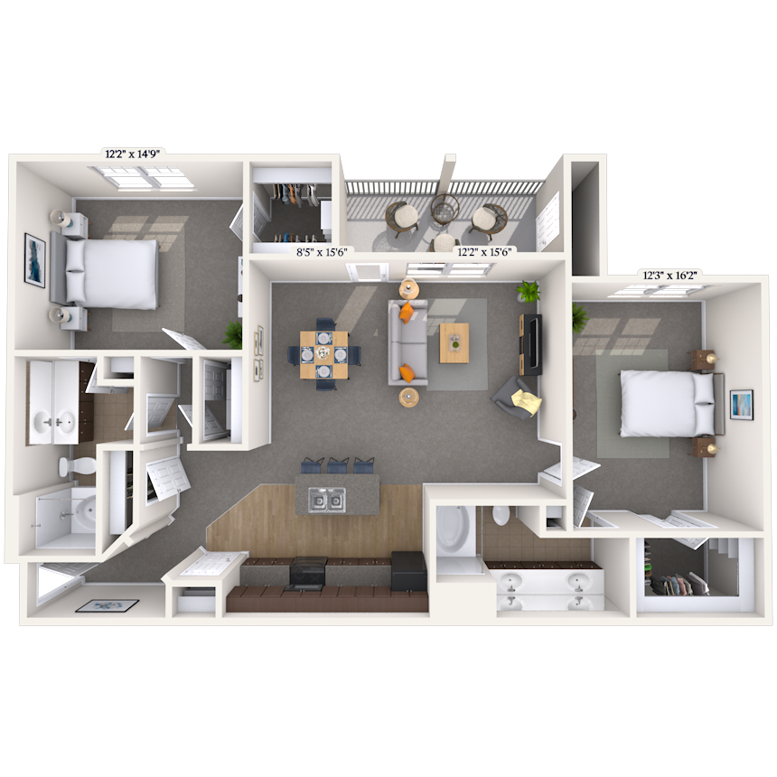 Floorplan image of unit 141428