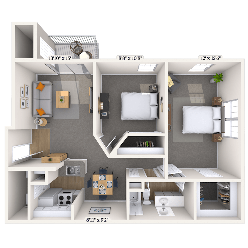 Floorplan image of unit 1212301