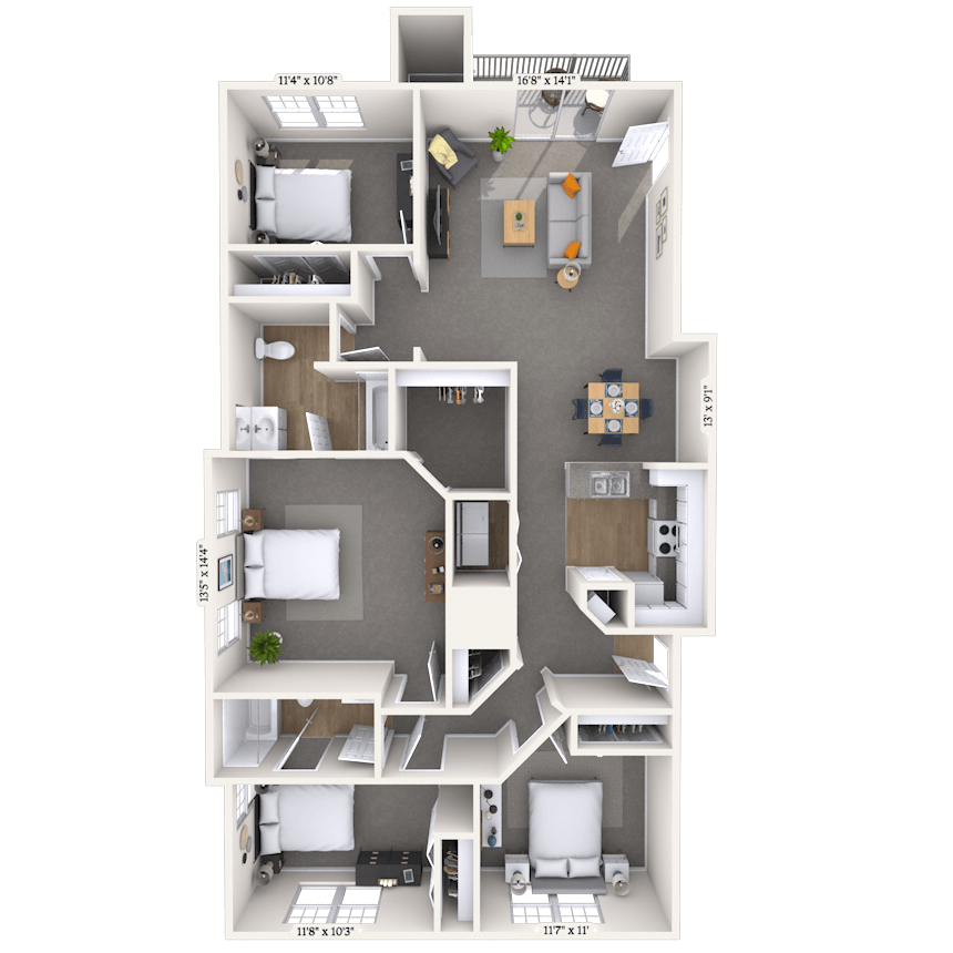 Floorplan image of unit 0505101